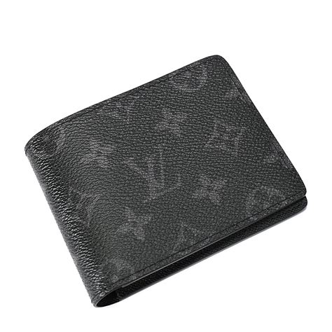 lv black wallet mens